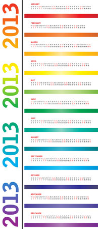 special calendar for 2013のイラスト素材