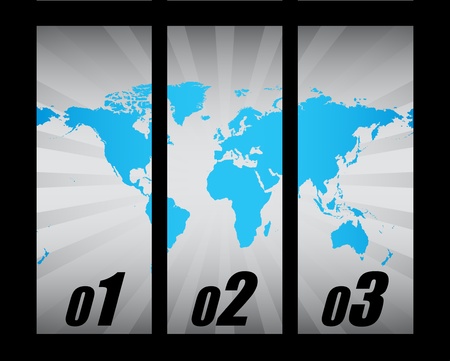 world map with special designのイラスト素材