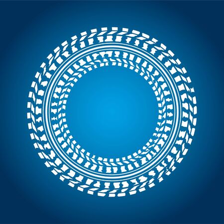 special blue background with tire design のイラスト素材