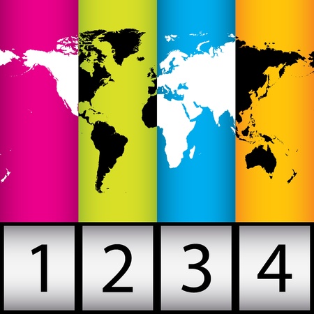 special background with world mapのイラスト素材