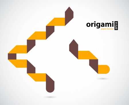 abstract origami speech bubble with special designのイラスト素材