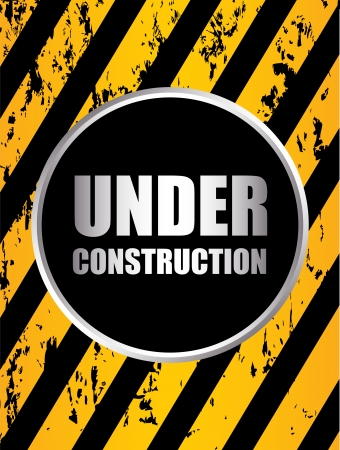 abstract under construction background illustrationのイラスト素材
