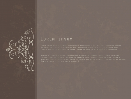 card design with vintage backgroundのイラスト素材