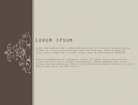 card design with vintage backgroundのイラスト素材