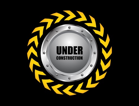 illustration of under construction background のイラスト素材