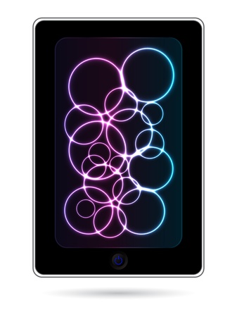  mobile phone with plasma designのイラスト素材