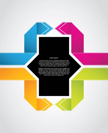 Abstract origami speech vector backgroundのイラスト素材