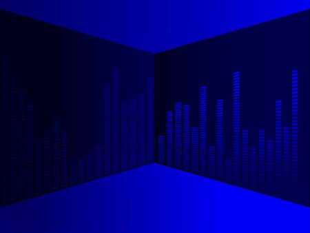 abstract 3D buildingのイラスト素材