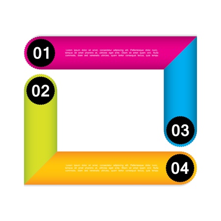 set of colorful vector sample banners for your websiteのイラスト素材