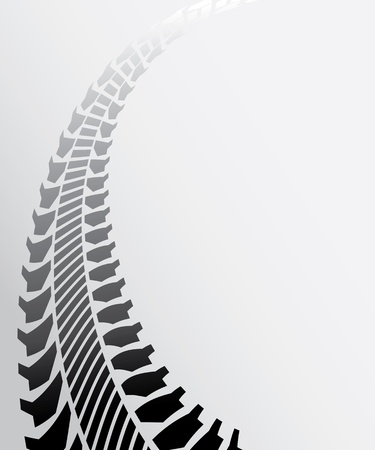 tire track backgroundのイラスト素材