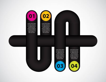 set of special vector sample banners for various options のイラスト素材