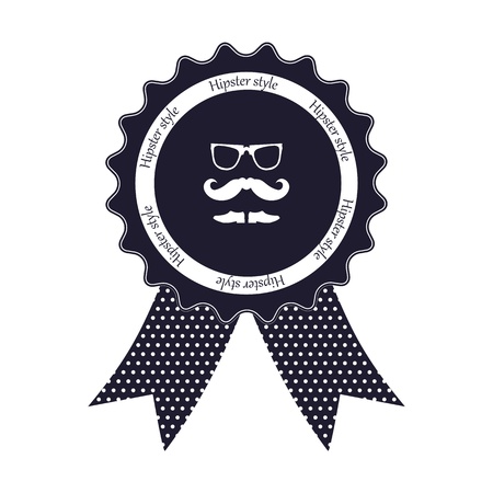 Hipster styleのイラスト素材