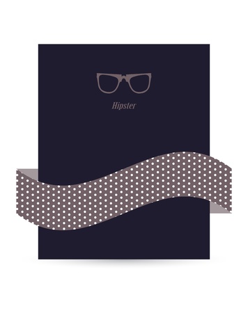 flyer design with hipster elementsのイラスト素材