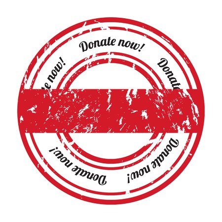 donate grunge rubber stamp with special designのイラスト素材