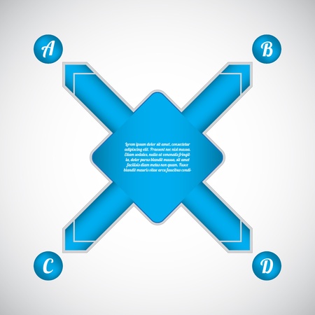 arrow origami style with special designのイラスト素材