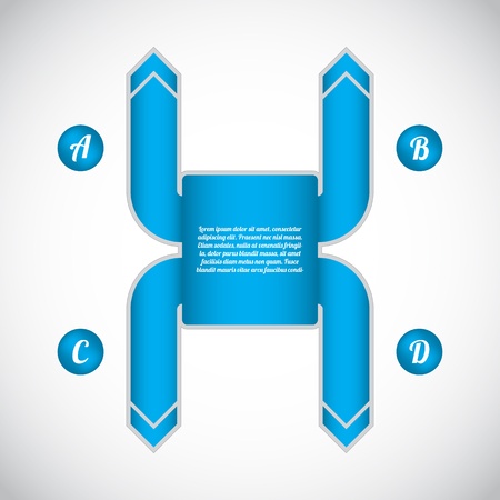 arrow origami style with special designのイラスト素材