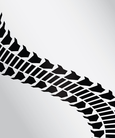 tire track backgroundのイラスト素材