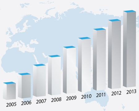 special graph for design and business conceptのイラスト素材