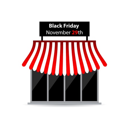 black friday shop icon with special designのイラスト素材