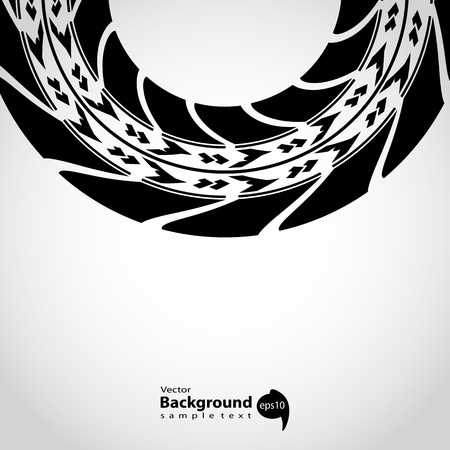 tire track backgroundのイラスト素材