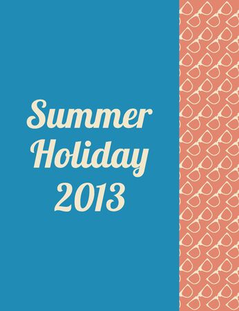 hipster summer background with special designのイラスト素材