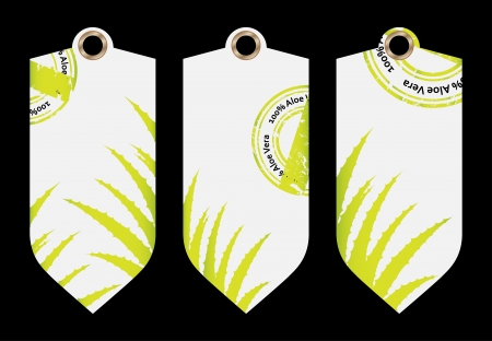 special price tag with aloe vera designのイラスト素材