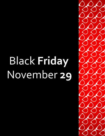 special black friday flyer with hipster designのイラスト素材