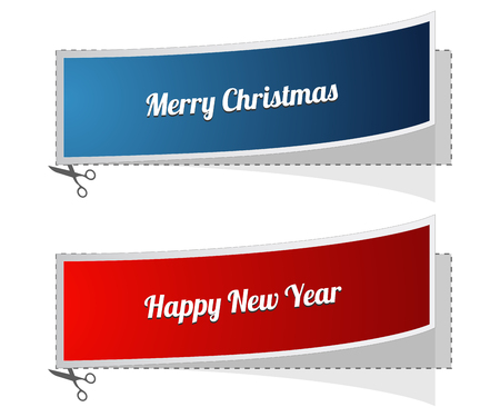 Christmas labelのイラスト素材