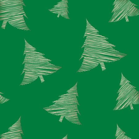seamless Christmas pattern with special designのイラスト素材