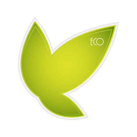 ecology leaf with special designのイラスト素材