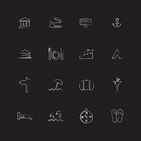 special flat ui icons for web and mobile applicationsのイラスト素材