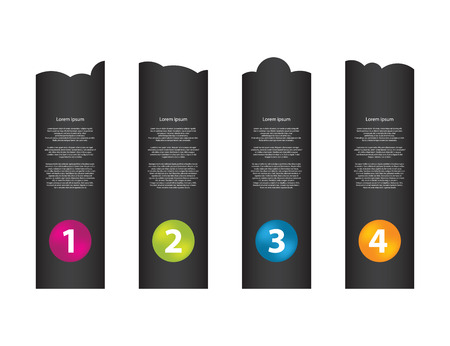 business option bannersのイラスト素材