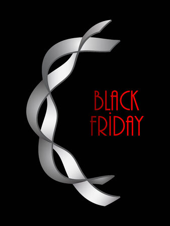 DNA molecules with special black friday designのイラスト素材