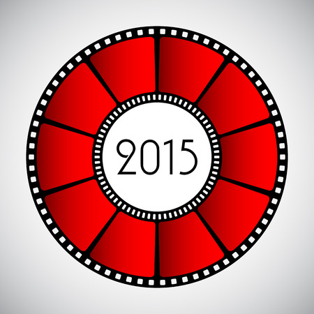 Happy New Year abstract background, 2015のイラスト素材