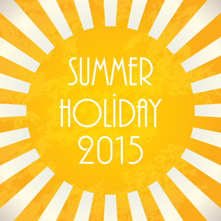 Summer background - 2015, vector illustration, EPS10のイラスト素材