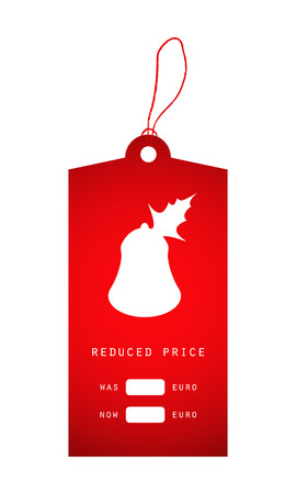 christmas price tagのイラスト素材