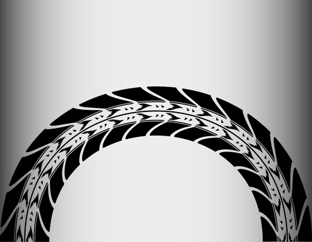 tire track backgroundのイラスト素材