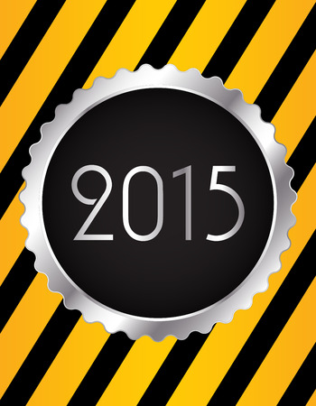 Happy new year 2015のイラスト素材