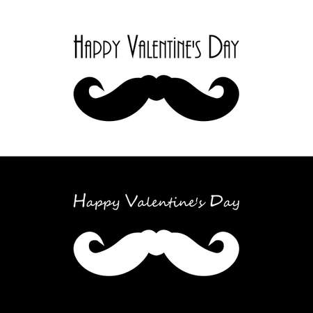 valentines day hipster bannersのイラスト素材