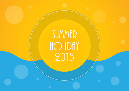 Summer holiday background, Vector illustration, eps10のイラスト素材