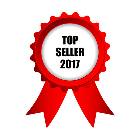 top seller 2017 badgeのイラスト素材