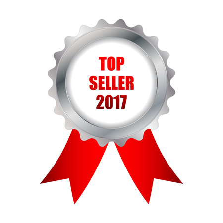 top seller 2017 badgeのイラスト素材