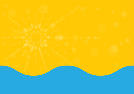 Summer holiday abstract background, energy, relax and spa.のイラスト素材