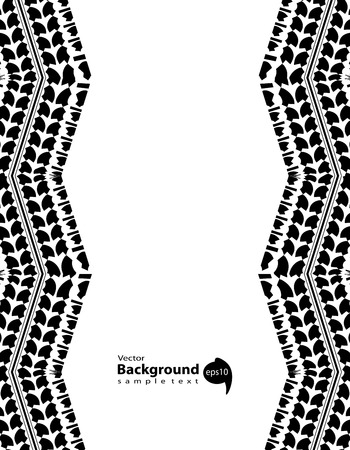 tire track abstract background, transportation designのイラスト素材