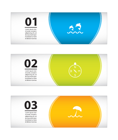 A special holiday banners, tourist flyer designのイラスト素材