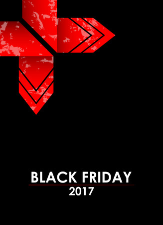 Black Friday business banner, flyer design templateのイラスト素材