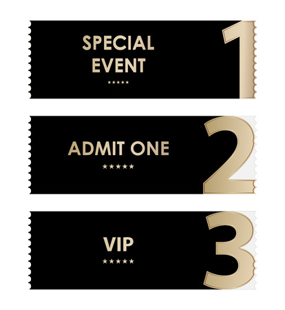 special admit one ticket, vip permissionのイラスト素材