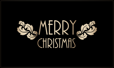 special Christmas background,black-gold designのイラスト素材