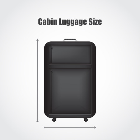 Special travel luggage for family and business travelsのイラスト素材