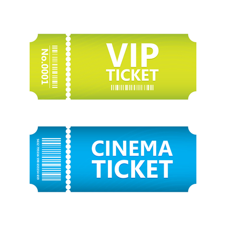 special movie ticket, vector design, eps10のイラスト素材